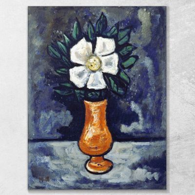 Fiore Bianco Marsden Hartley mhr57 quadro stampa su tela