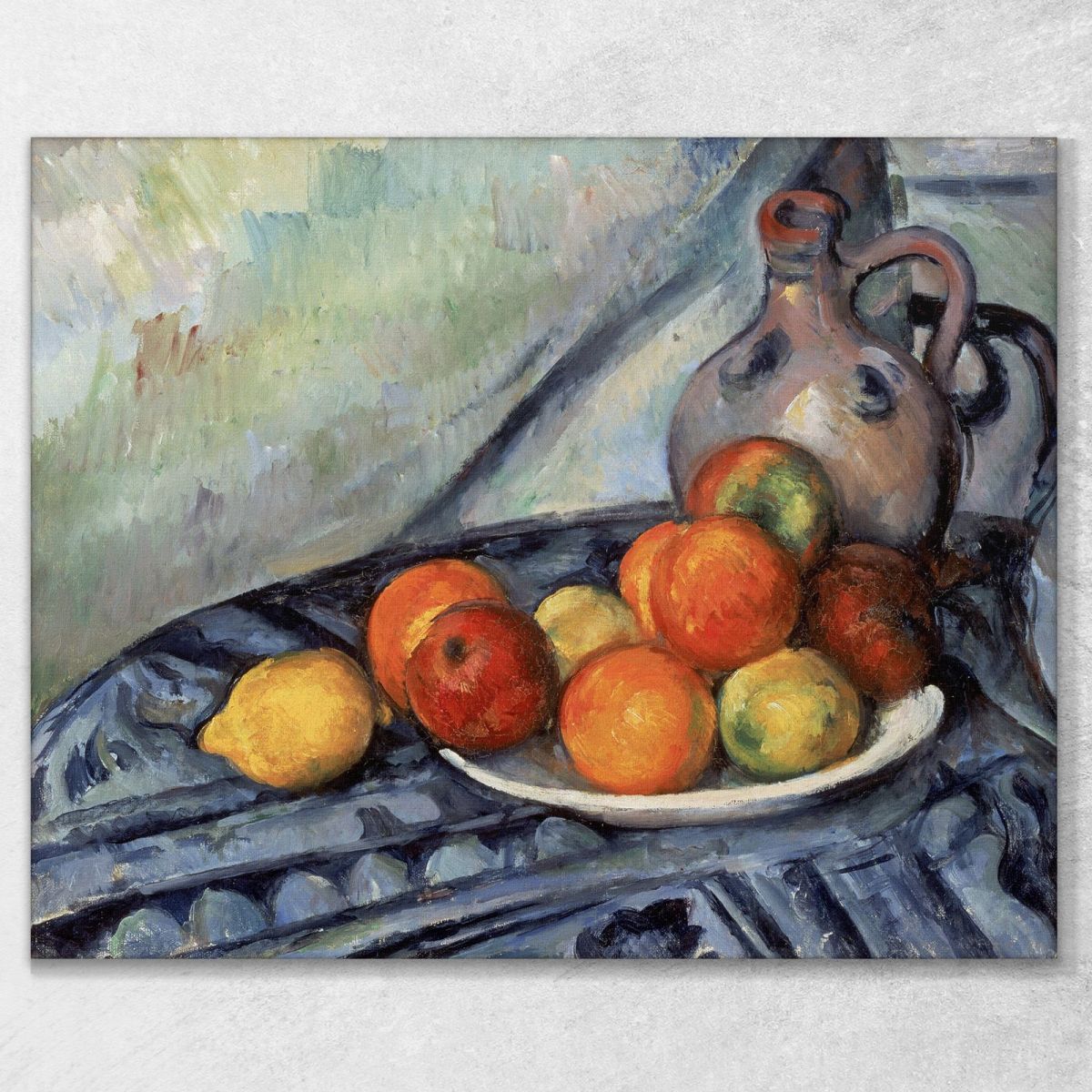 ジョルジュブラック【Pichet et Pommes sur la Table】 Fruits Et Pichet Sur Une Table Paul Cézanne tableau impression sur