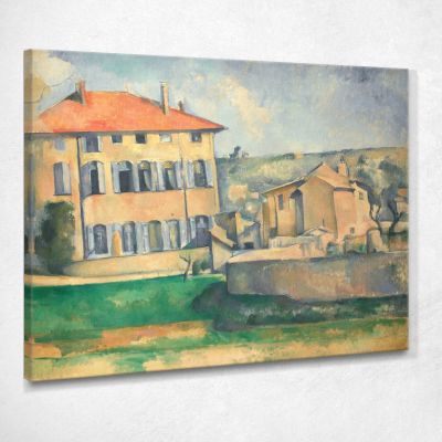 Casa Ad Aix Paul Cézanne pcz33 quadro stampa su tela