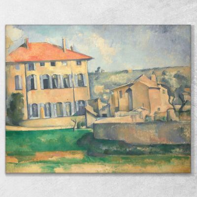 Casa Ad Aix Paul Cézanne pcz33 quadro stampa su tela