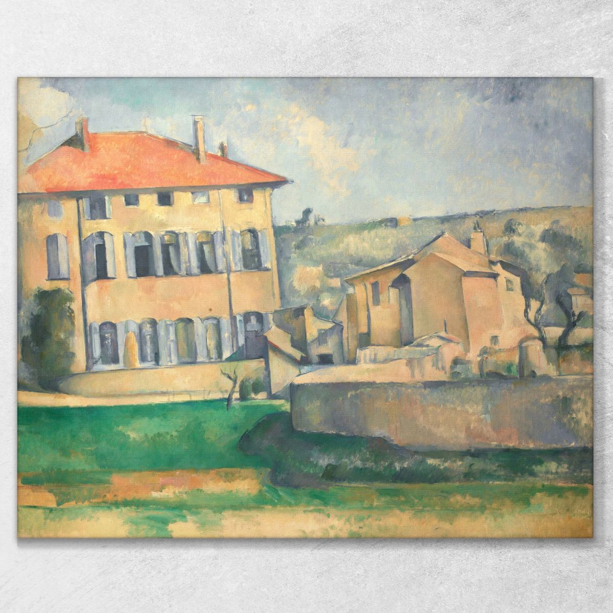 Casa Ad Aix Paul Cézanne pcz33 quadro stampa su tela