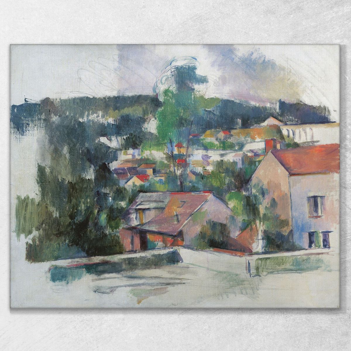 Paesaggio Paul Cézanne pcz42 quadro stampa su tela