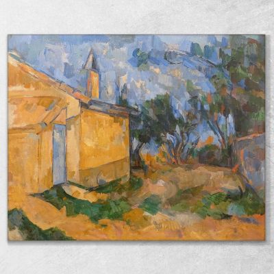 Il Capannone Del Jourdan Paul Cézanne, pcz47 quadro stampa su tela