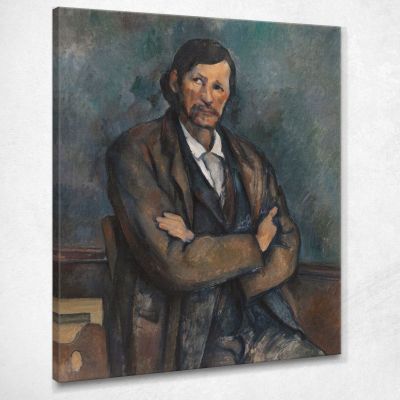 Uomo Con Le Braccia Incrociate Paul Cézanne pcz59 quadro stampa su tela