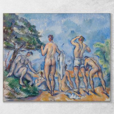 Bagnanti 2 Paul Cézanne pcz146 quadro stampa su tela