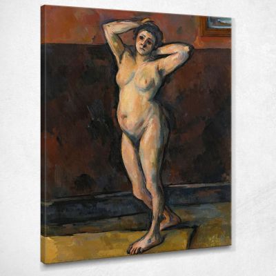 Donna Nuda In Piedi Paul Cézanne pcz153 quadro stampa su tela