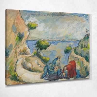 Assassinio Nel Burrone Paul Cézanne pcz170 quadro stampa su tela