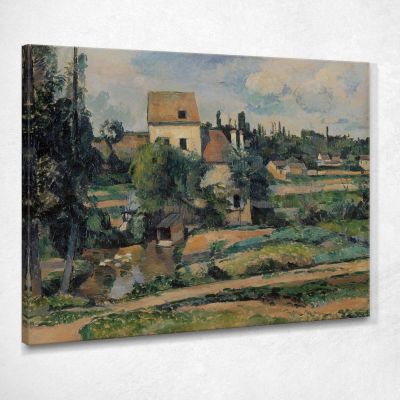 Mulino Sulla Couleuvre A Pontoise Paul Cézanne pcz184 quadro stampa su tela