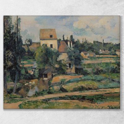 Mulino Sulla Couleuvre A Pontoise Paul Cézanne pcz184 quadro stampa su tela