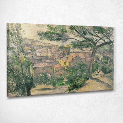 Vista Mattutina Di L'Estaque Contro La Luce Del Sole Paul Cézanne pcz189 quadro stampa su tela