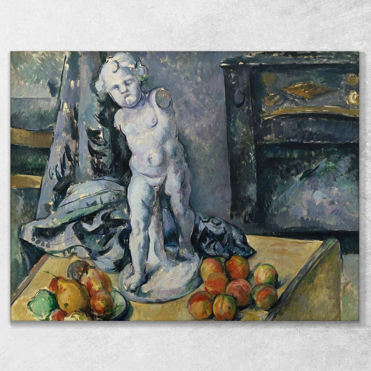 Natura Morta Con Statuetta Paul Cézanne pcz214 quadro stampa su tela