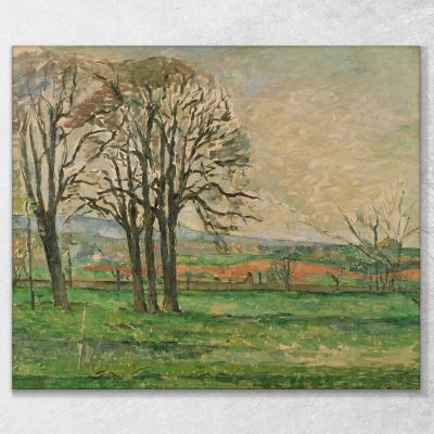 Gli Alberi Spogli Del Jas De Bouffan Paul Cézanne pcz220 quadro stampa su tela