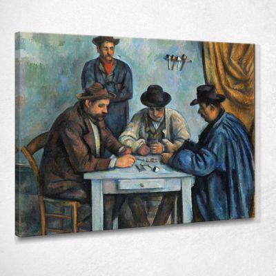 I Giocatori Di Carte Paul Cézanne pcz225 quadro stampa su tela