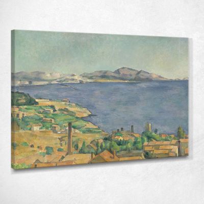 Il Golfo Di Marsiglia Visto Da L'Estaque Paul Cézanne pcz227 quadro stampa su tela