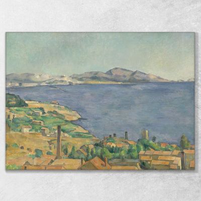 Il Golfo Di Marsiglia Visto Da L'Estaque Paul Cézanne pcz227 quadro stampa su tela