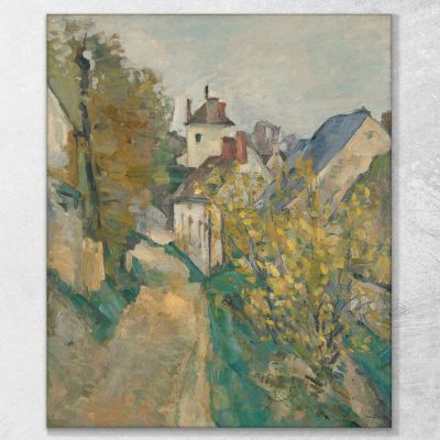 La Casa Del Dottor Gachet Ad Auvers-Sur-Oise Paul Cézanne pcz228 quadro stampa su tela