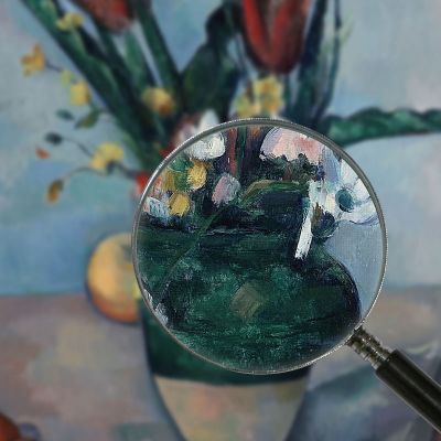 Il Vaso Di Tulipani Paul Cézanne pcz235 quadro stampa su tela