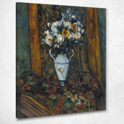 Vaso Di Fiori Paul Cézanne pcz238 quadro stampa su tela