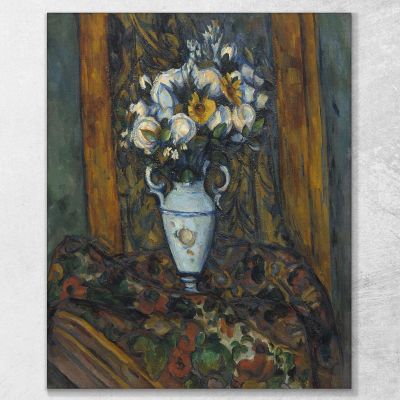 Vaso Di Fiori Paul Cézanne pcz238 quadro stampa su tela