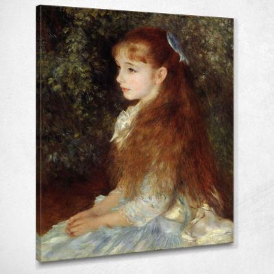 Ritratto Di Mademoiselle Irène Cahen D'Anvers Pierre-Auguste Renoir par21 quadro stampa su tela