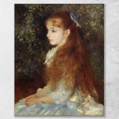 Ritratto Di Mademoiselle Irène Cahen D'Anvers Pierre-Auguste Renoir par21 quadro stampa su tela