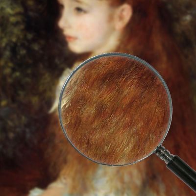 Ritratto Di Mademoiselle Irène Cahen D'Anvers Pierre-Auguste Renoir par21 quadro stampa su tela