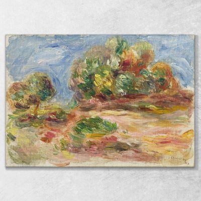 Paysage De Cagnes Pierre-Auguste Renoir tableau impression sur toile