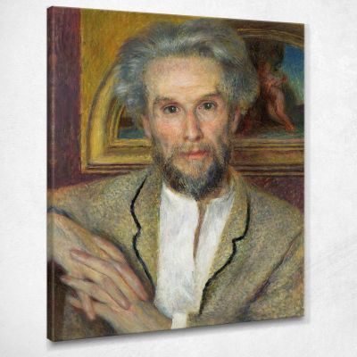 Vittorio Choquet Pierre-Auguste Renoir par87 quadro stampa su tela