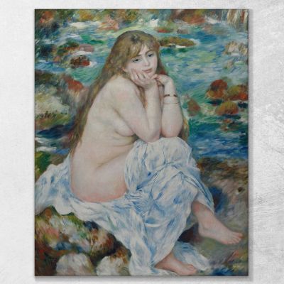 Seated Bather Pierre-Auguste Renoir, par109 canvas print