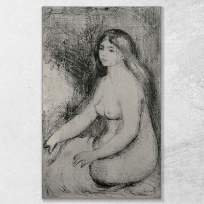 Seated Bather 3 Pierre-Auguste Renoir, par155 canvas print