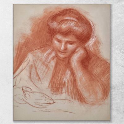 Gabrielle Reading 2 Pierre-Auguste Renoir, par233 canvas print