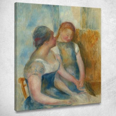 La Conversazione Pierre-Auguste Renoir par279 quadro stampa su tela