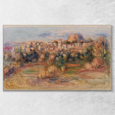 Paesaggio La Gaude Paesaggio La Gaude Pierre-Auguste Renoir par302 quadro stampa su tela