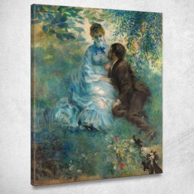 Amanti Pierre-Auguste Renoir par327 quadro stampa su tela