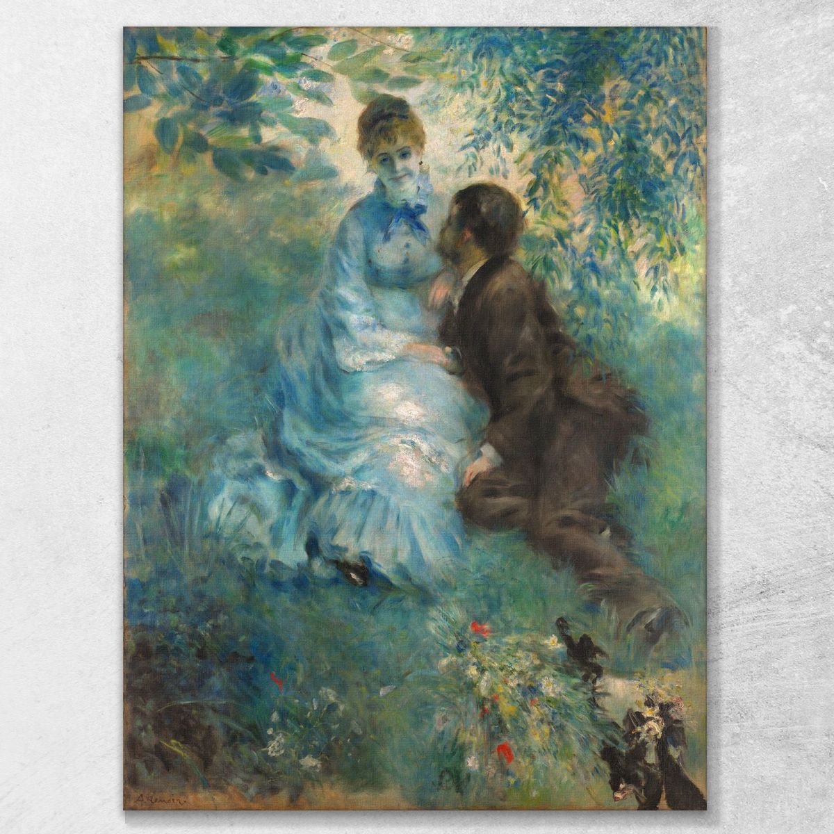 Les Amoureux Pierre-Auguste Renoir tableau impression sur toile
