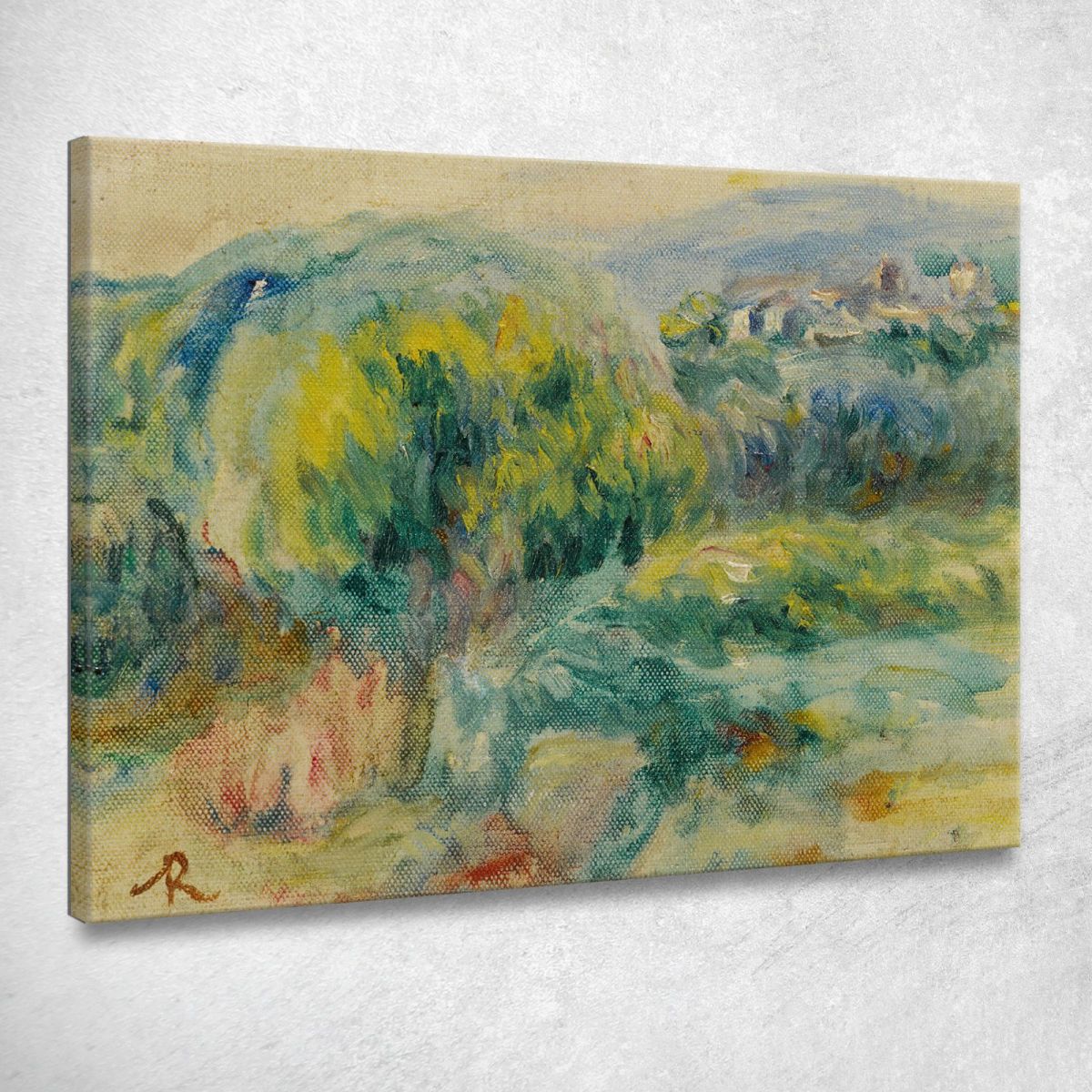 Paysage Aux Environs De Cagnes-Sur-Mer Pierre-Auguste Renoir