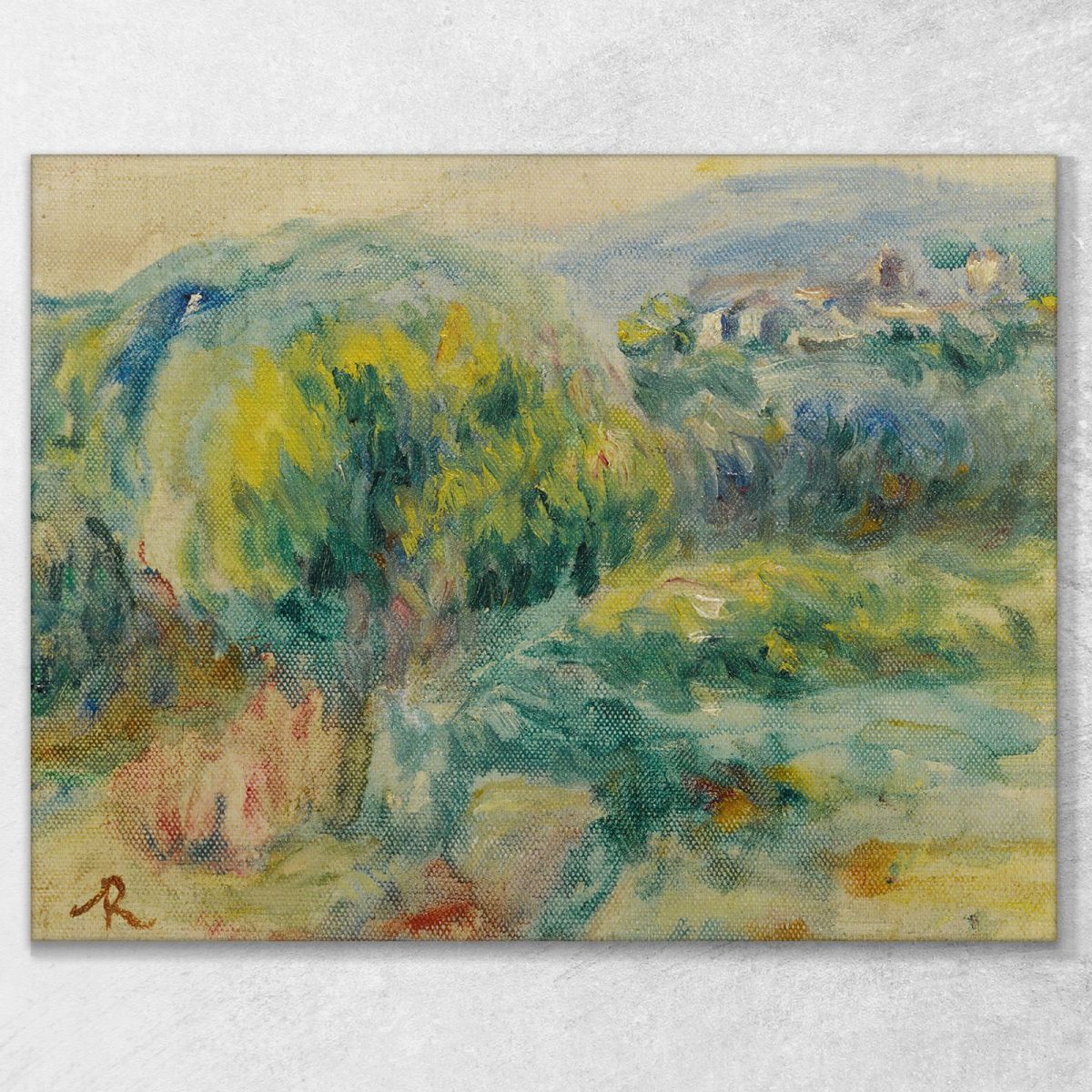 Paysage Aux Environs De Cagnes-Sur-Mer Pierre-Auguste Renoir