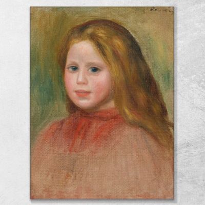 Portrait Of Young Girl Pierre-Auguste Renoir, par413 canvas print