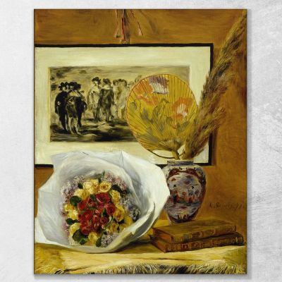 Nature Morte Au Bouquet Pierre-Auguste Renoir tableau impression