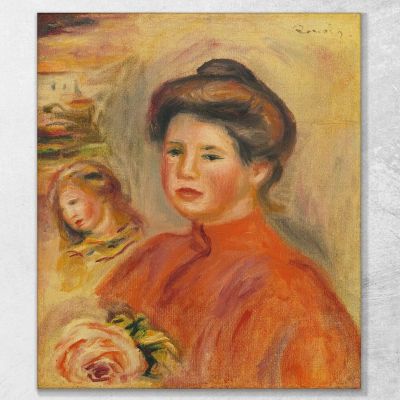 Heads Of Women Gabrielle Pierre-Auguste Renoir, par492 canvas print