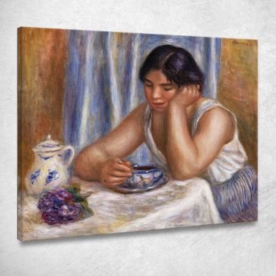Tazza Di Cioccolato Pierre-Auguste Renoir par558 quadro stampa su tela