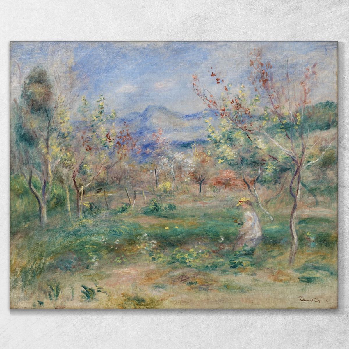 Paesaggio Pierre-Auguste Renoir par570 quadro stampa su tela
