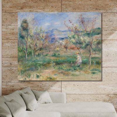 Paesaggio Pierre-Auguste Renoir par570 quadro stampa su tela