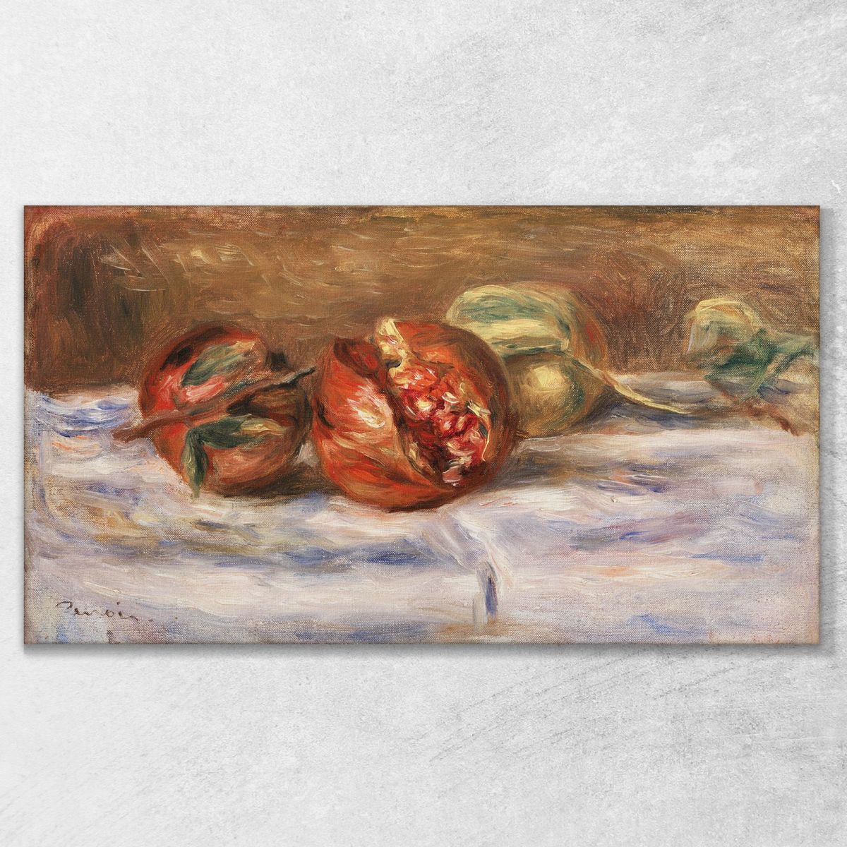 Granate Di Melograni 1910 Pierre-Auguste Renoir par594 quadro stampa su tela