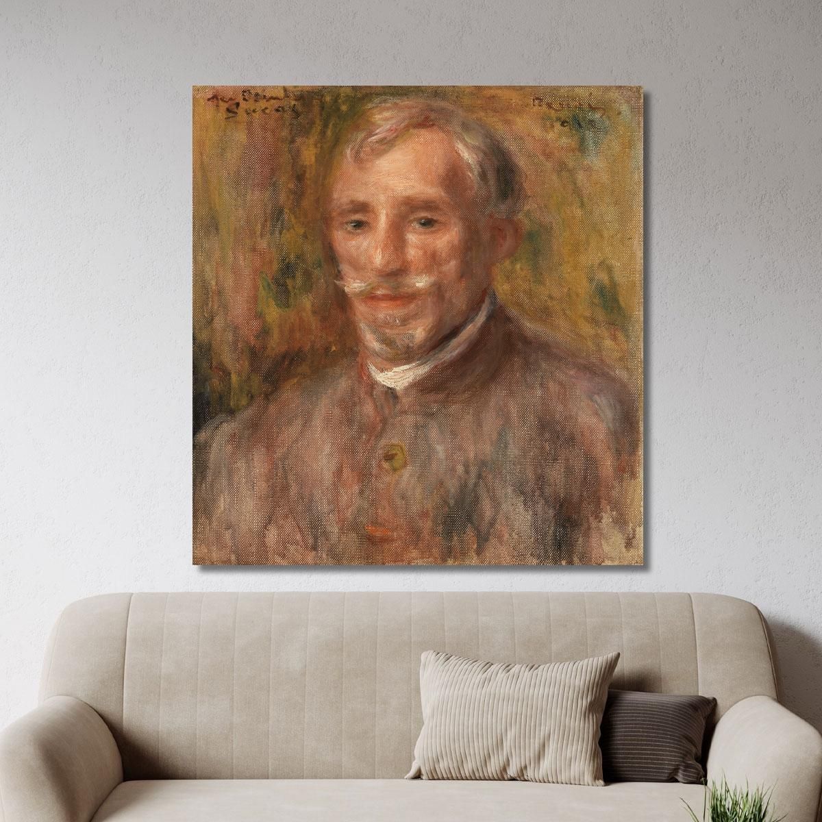 Ritratto Di Félix Hippolyte-Lucas 1918 Pierre-Auguste Renoir par596 quadro stampa su tela