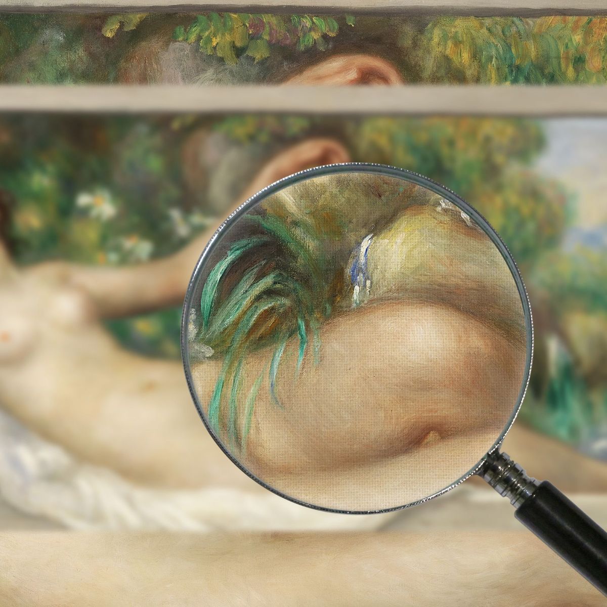 Nudo Sdraiato Pierre-Auguste Renoir par600 quadro stampa su tela