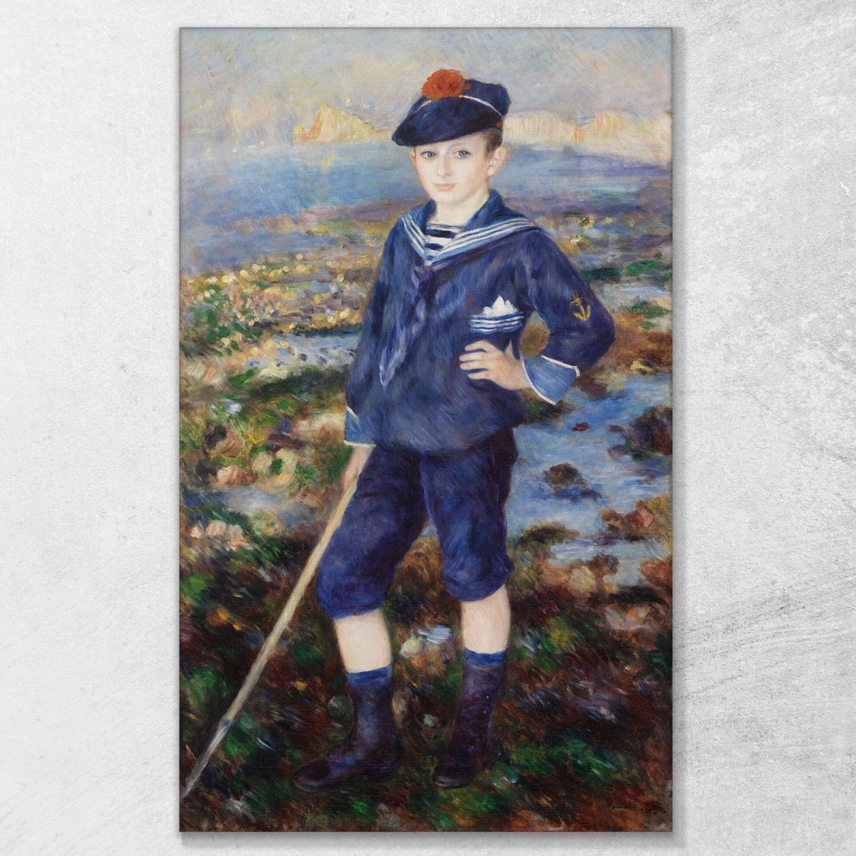 Marinaio Ritratto Di Robert Nunès Pierre-Auguste Renoir par602 quadro stampa su tela