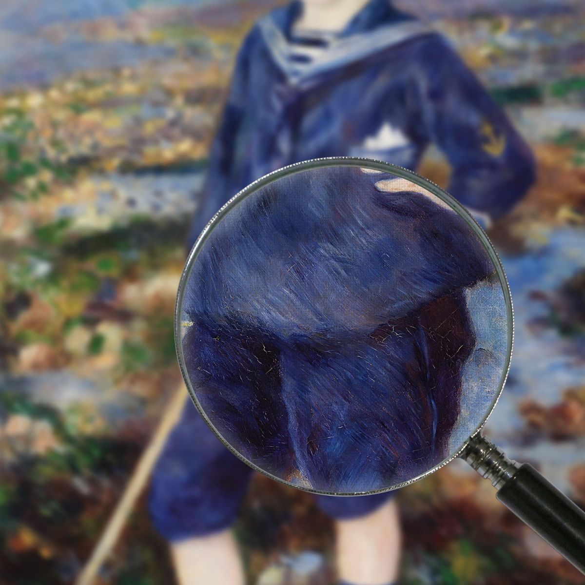 Marinaio Ritratto Di Robert Nunès Pierre-Auguste Renoir par602 quadro stampa su tela