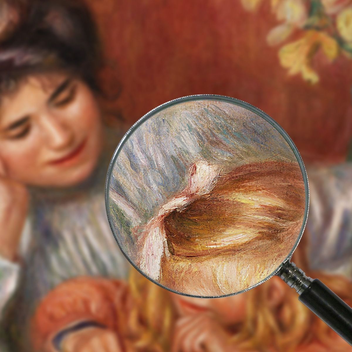 Lezione Di Scrittura 1905 Pierre-Auguste Renoir par620 quadro stampa su tela