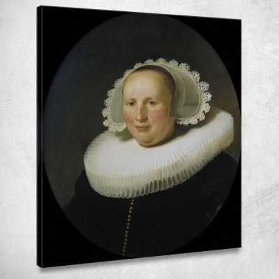 Ritratto Di Maertgen Van Bilderbeecq Rembrandt van Rijn rvr144 quadro stampa su tela
